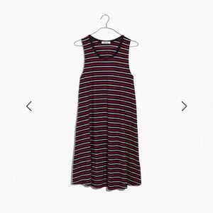 madewell Highpoint Tank Dress in Franklin Stripe